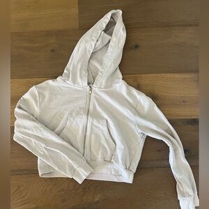 Amazon cropped zip up